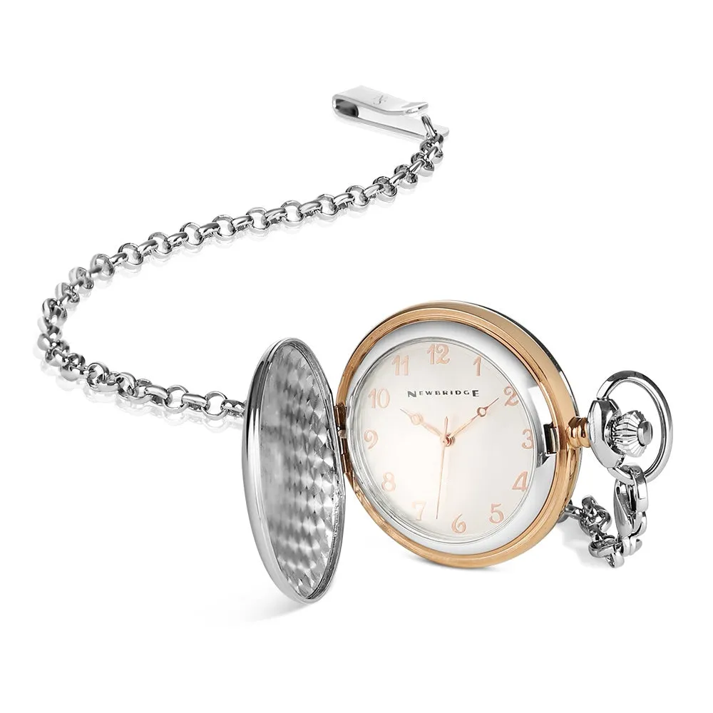 Newbridge Silver Two Tone Pocket Watch