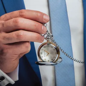 Newbridge Silver Two Tone Pocket Watch
