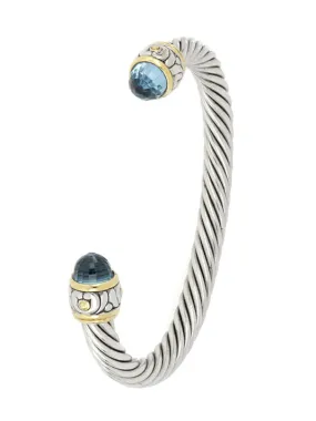 Nouveau Large Wire Cuff Bracelet