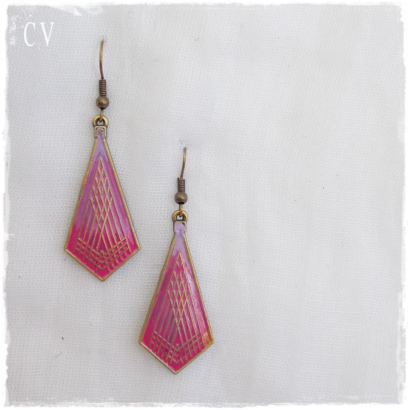 Ombre Geometric Earrings