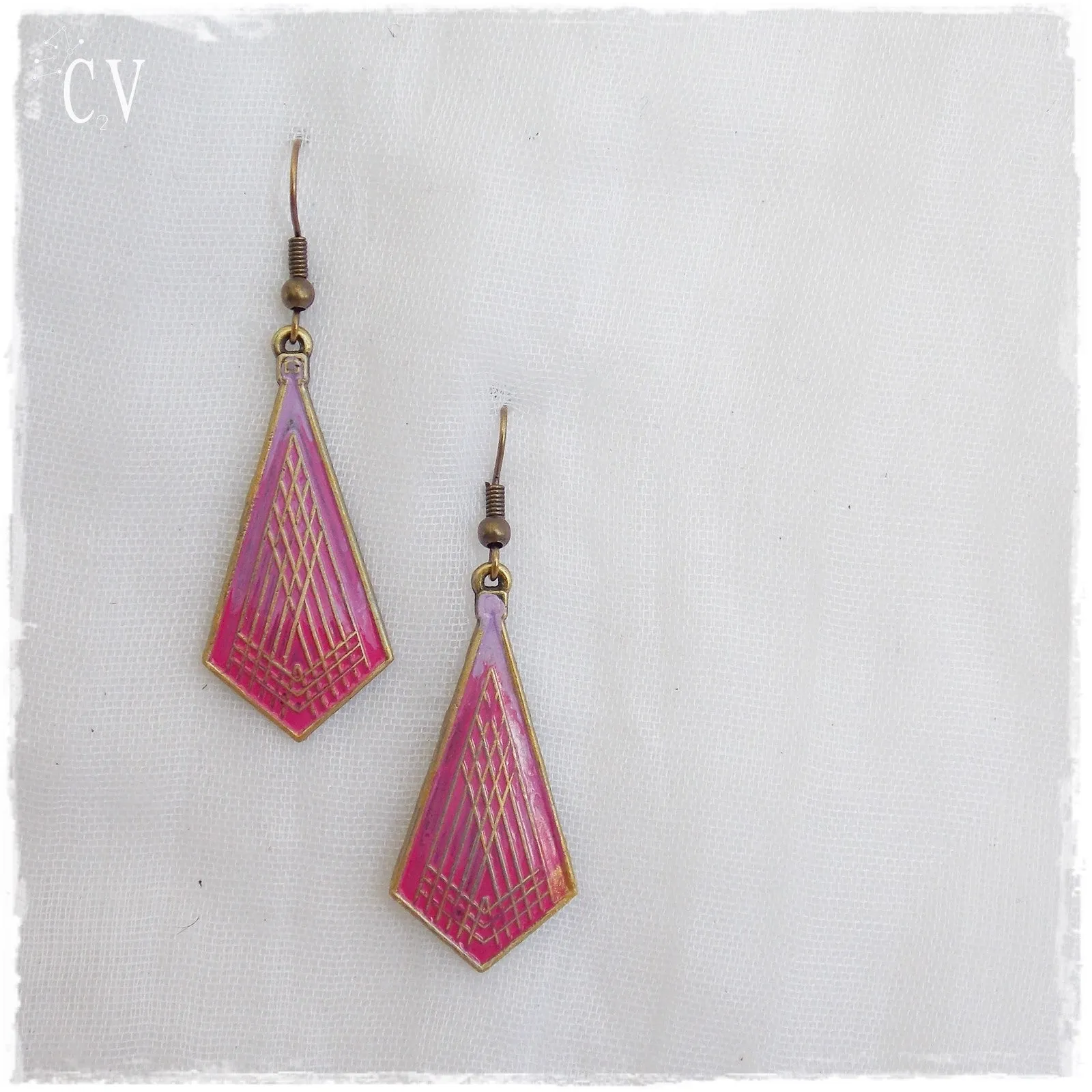 Ombre Geometric Earrings