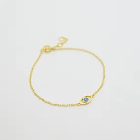 Opal Wide Eye Bracelet