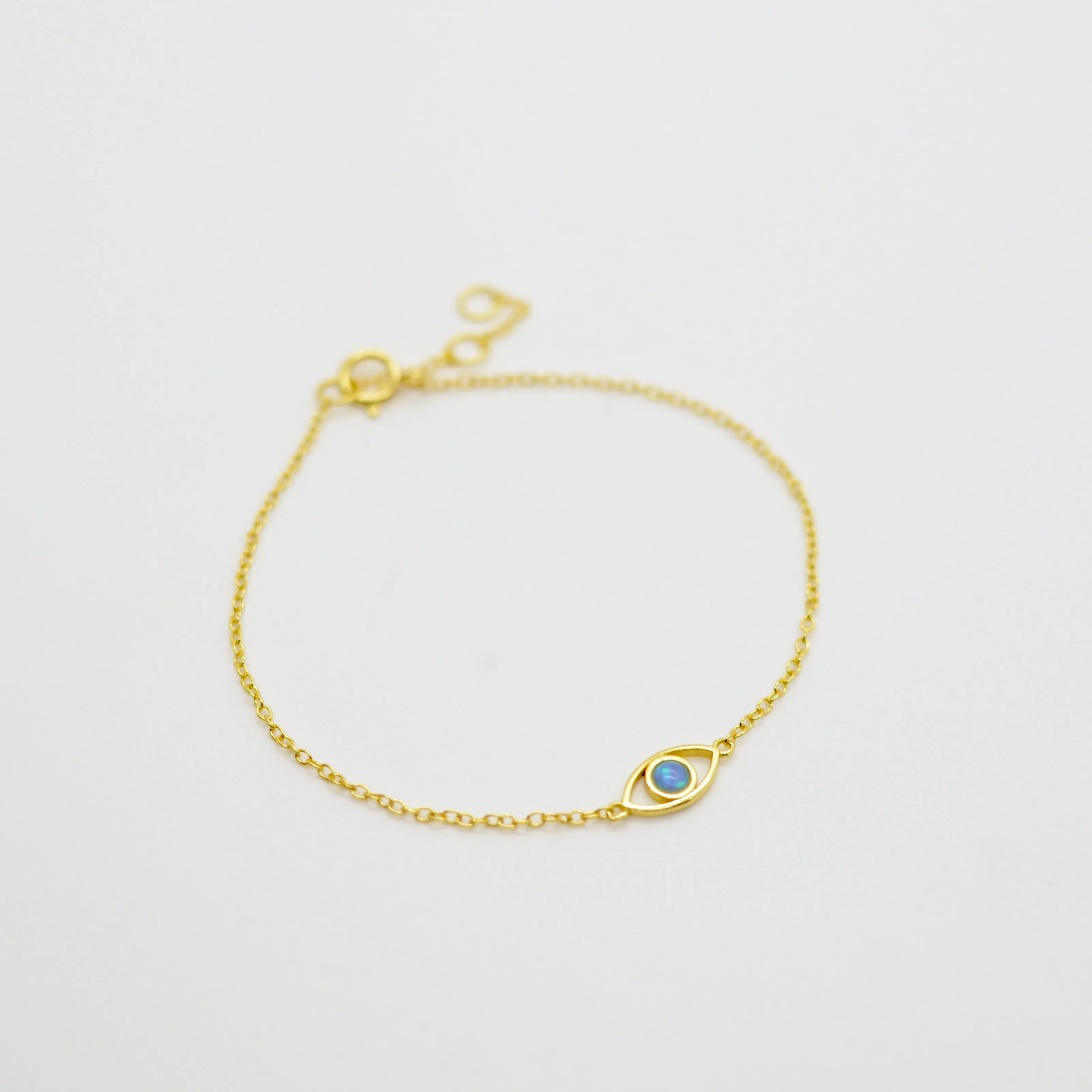 Opal Wide Eye Bracelet