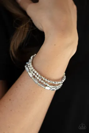 Open Door Jewelry - Elegant Essence - Silver Bracelet - Paparazzi Accessories