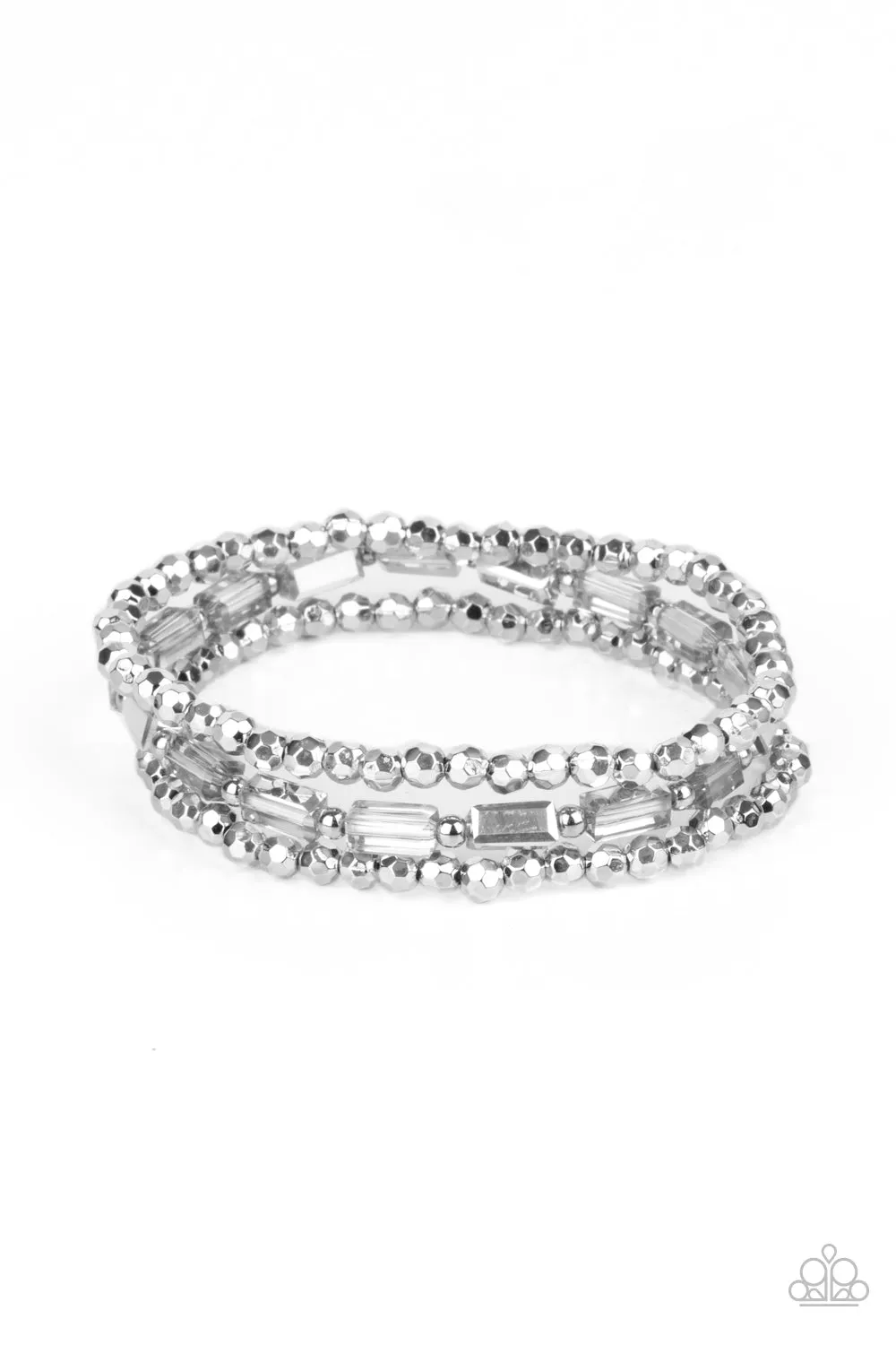 Open Door Jewelry - Elegant Essence - Silver Bracelet - Paparazzi Accessories