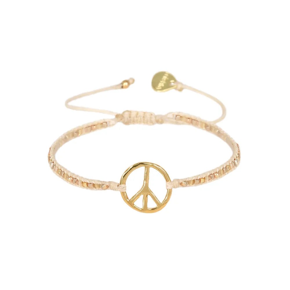 Peace Bracelet Gold