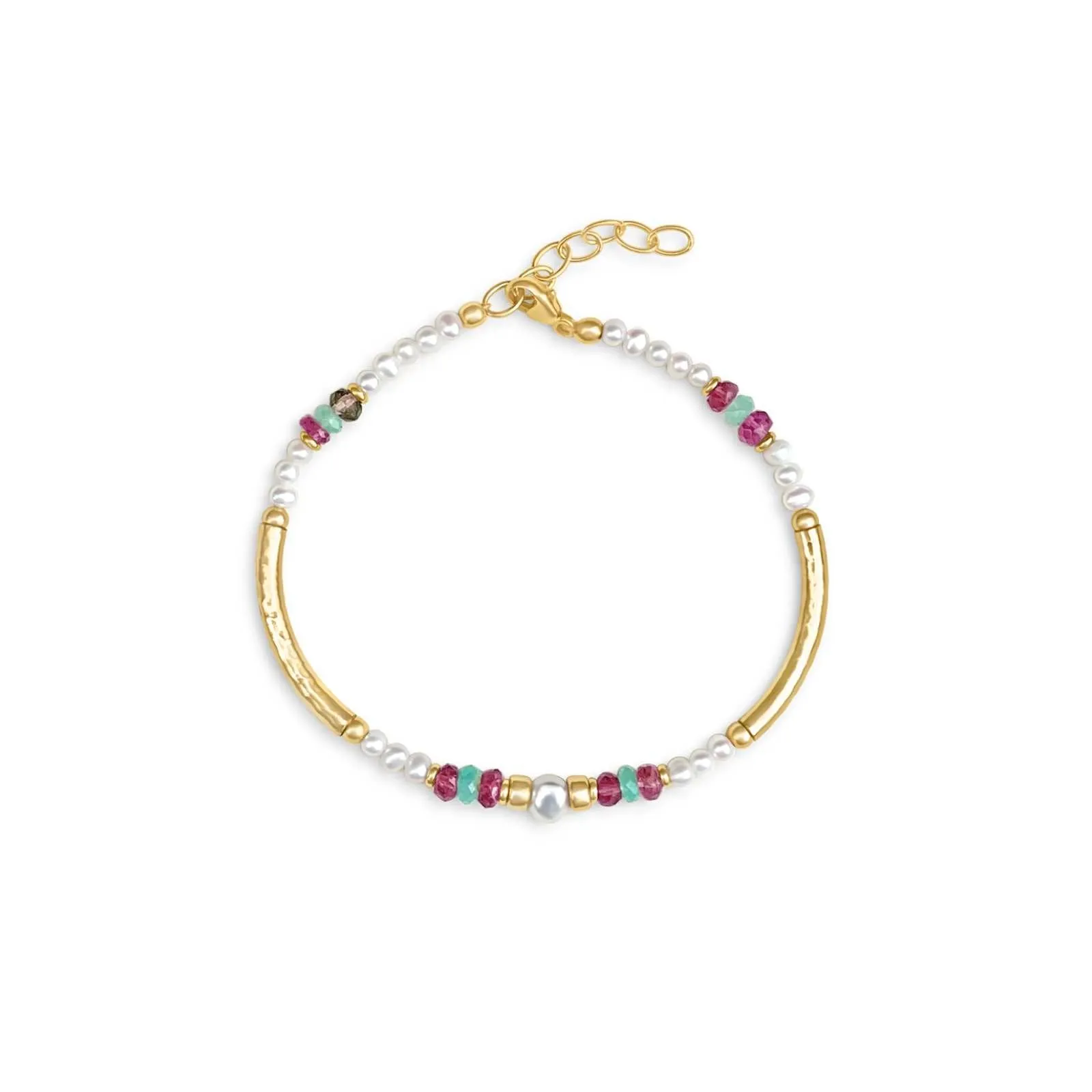 Pearl And Bead Bracelet