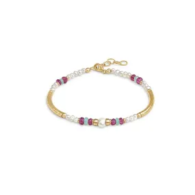 Pearl And Bead Bracelet