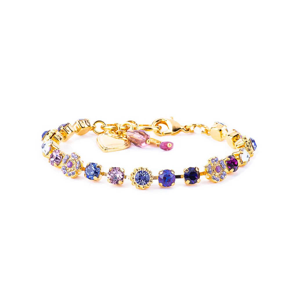 Petite Flower Cluster Bracelet in "Wildberry" *Custom*