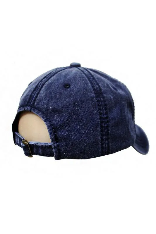 Pigmented Strap-Back Dad Hat