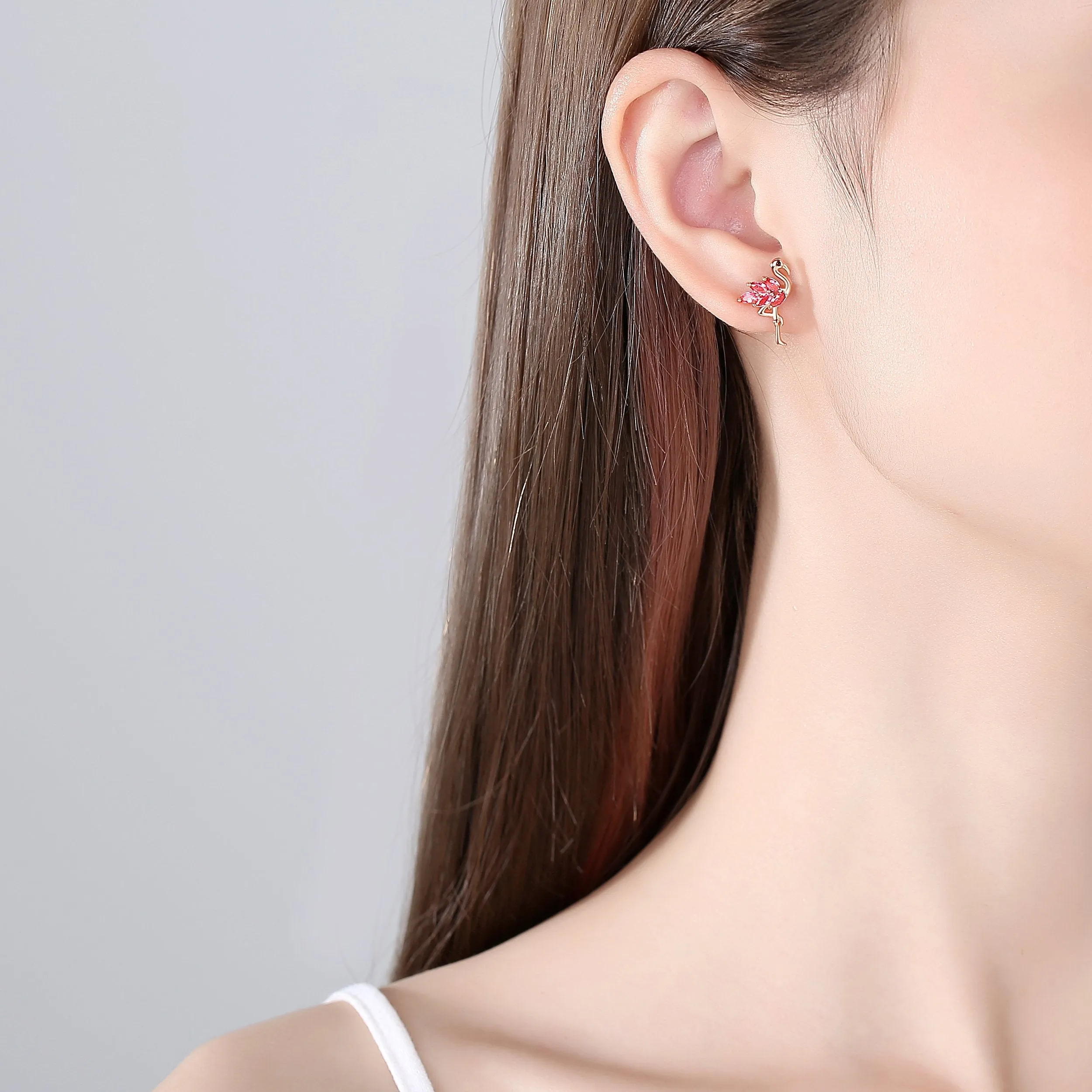 Pink Flamingo Earrings