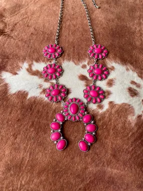 Pink Squash Blossom Set