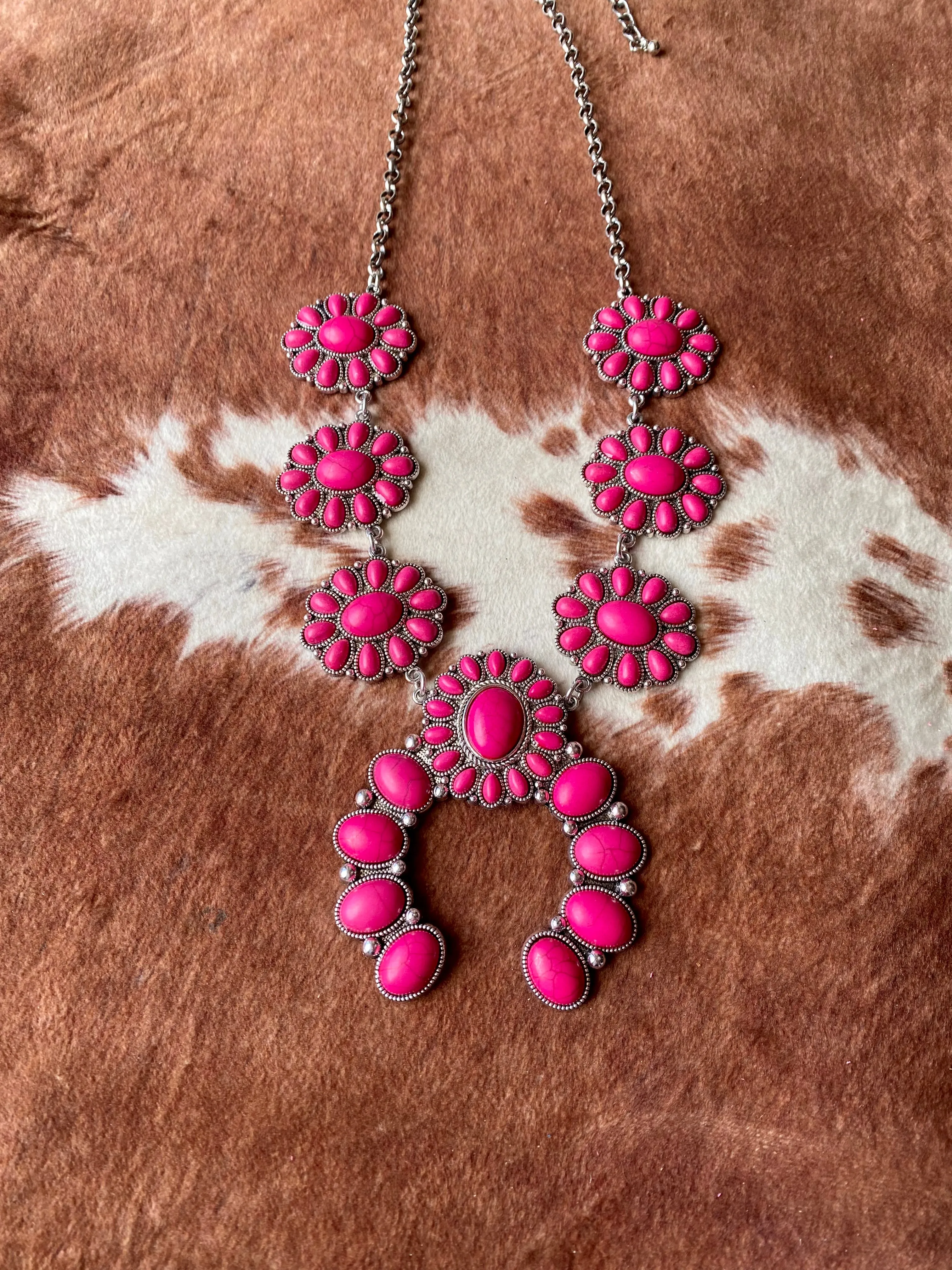 Pink Squash Blossom Set