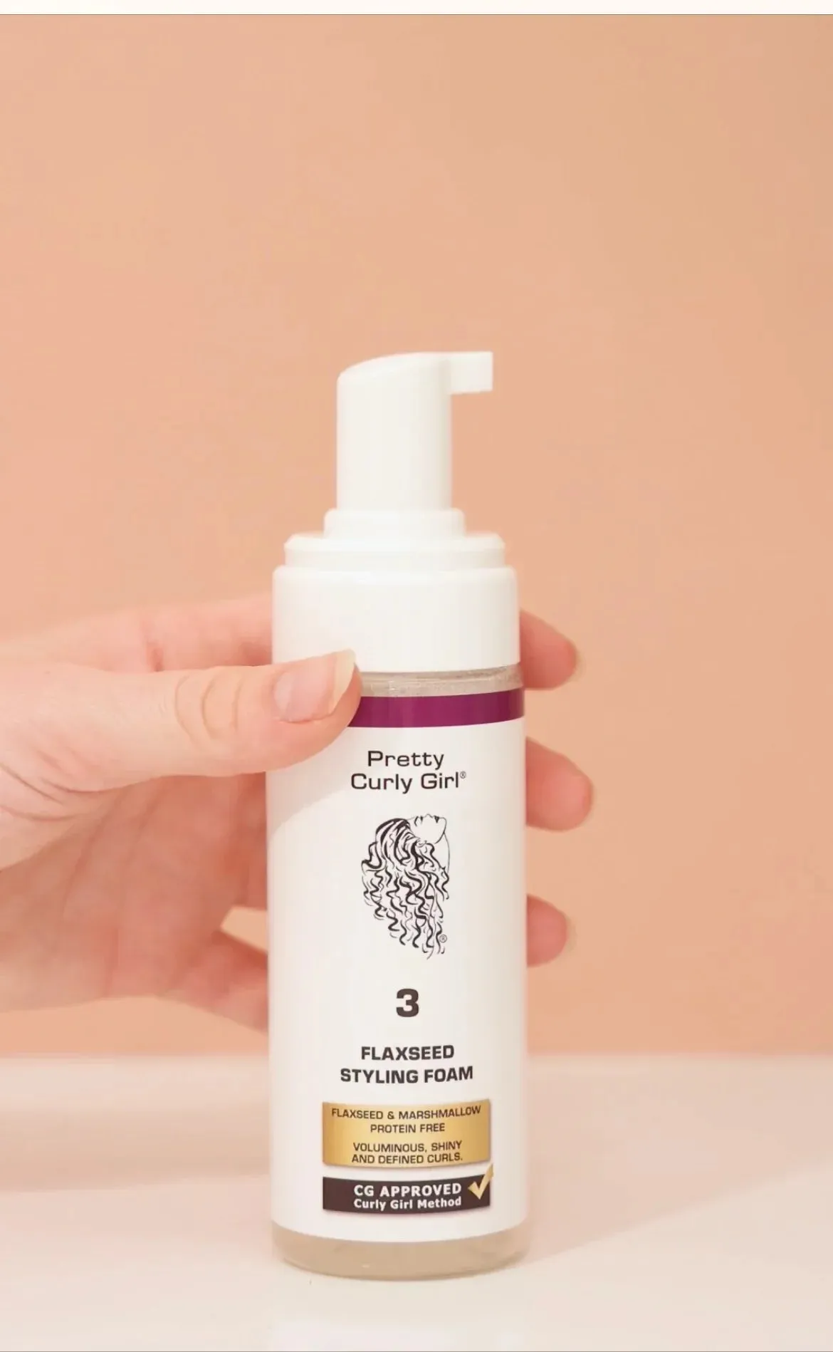 Pretty Curly Girl Flaxseed Styling Foam