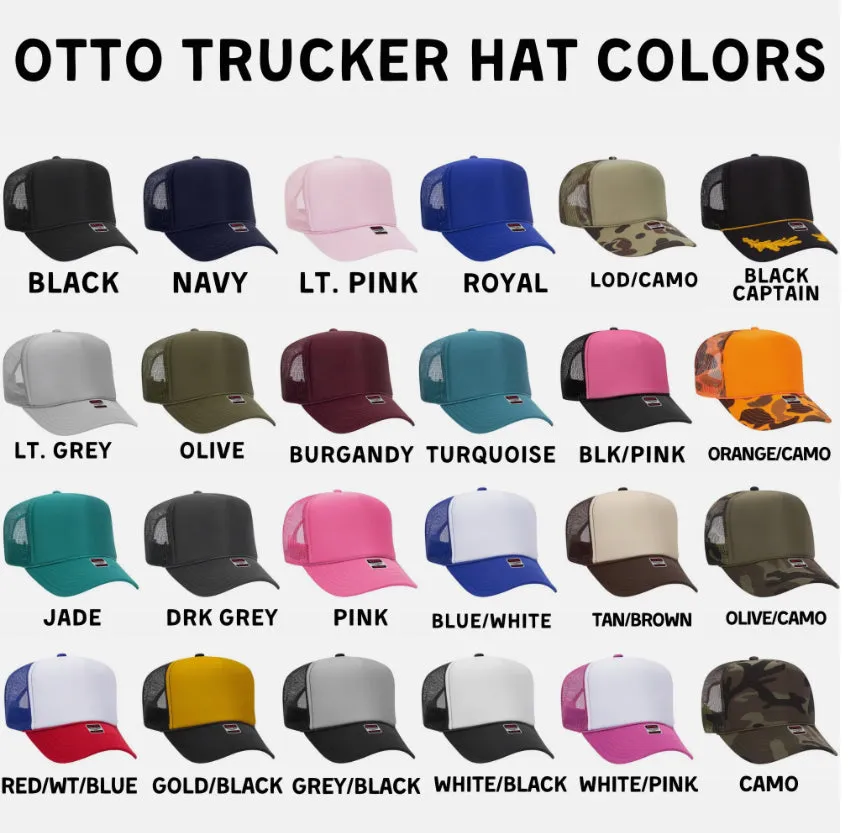 Puff Print Trucker Hats *CUSTOMS available!*