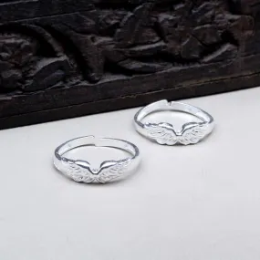 Real Sterling Silver Indian Women Toe Ring Pair