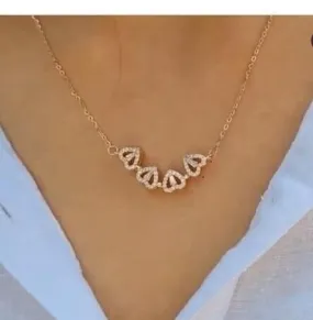 retty Silver Plated Chain With Pendant