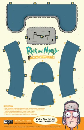 Rick & Morty: Rick's New Hat Printable Papercraft Hat