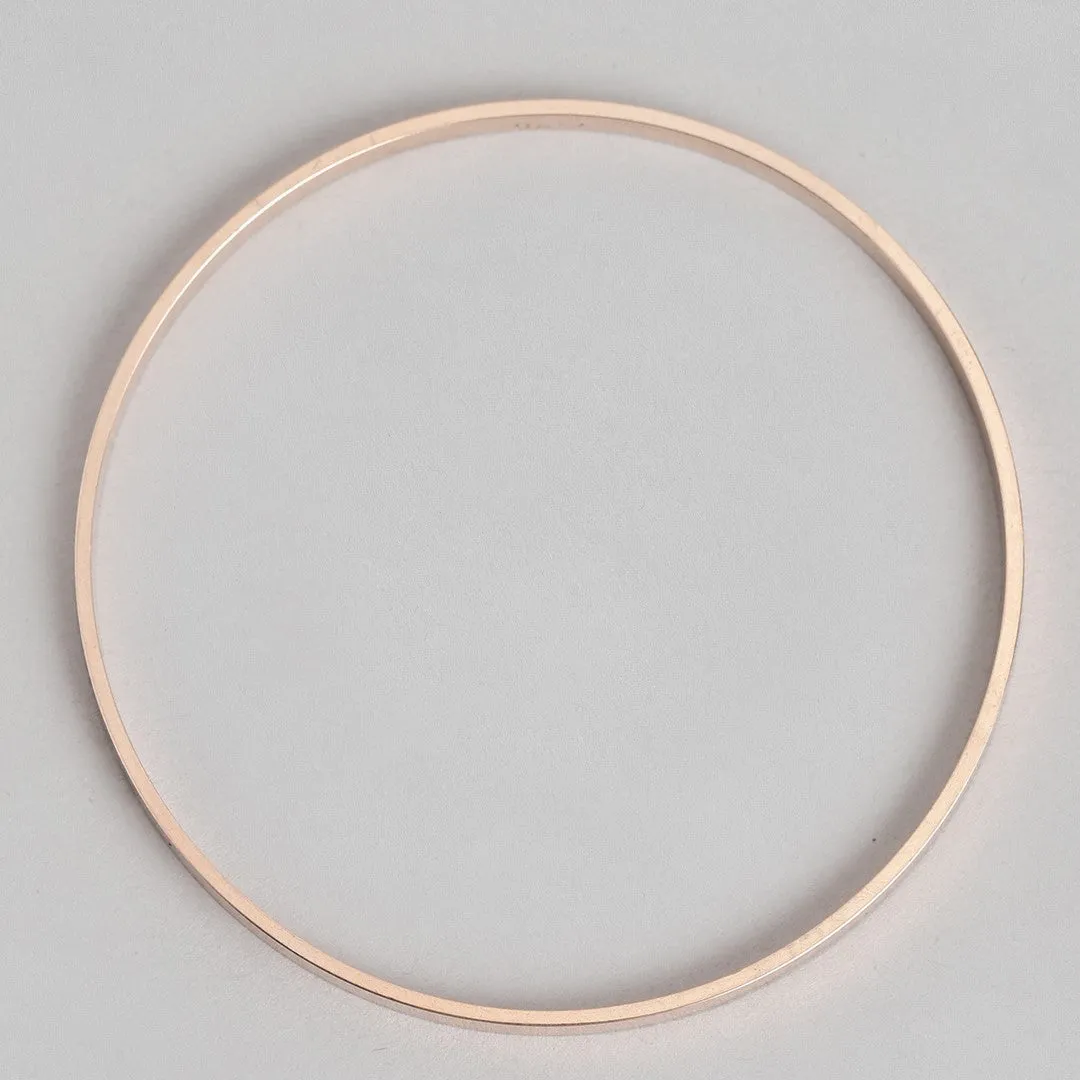 Rosy Splendor Rose Gold-Plated 925 Sterling Silver Bangle