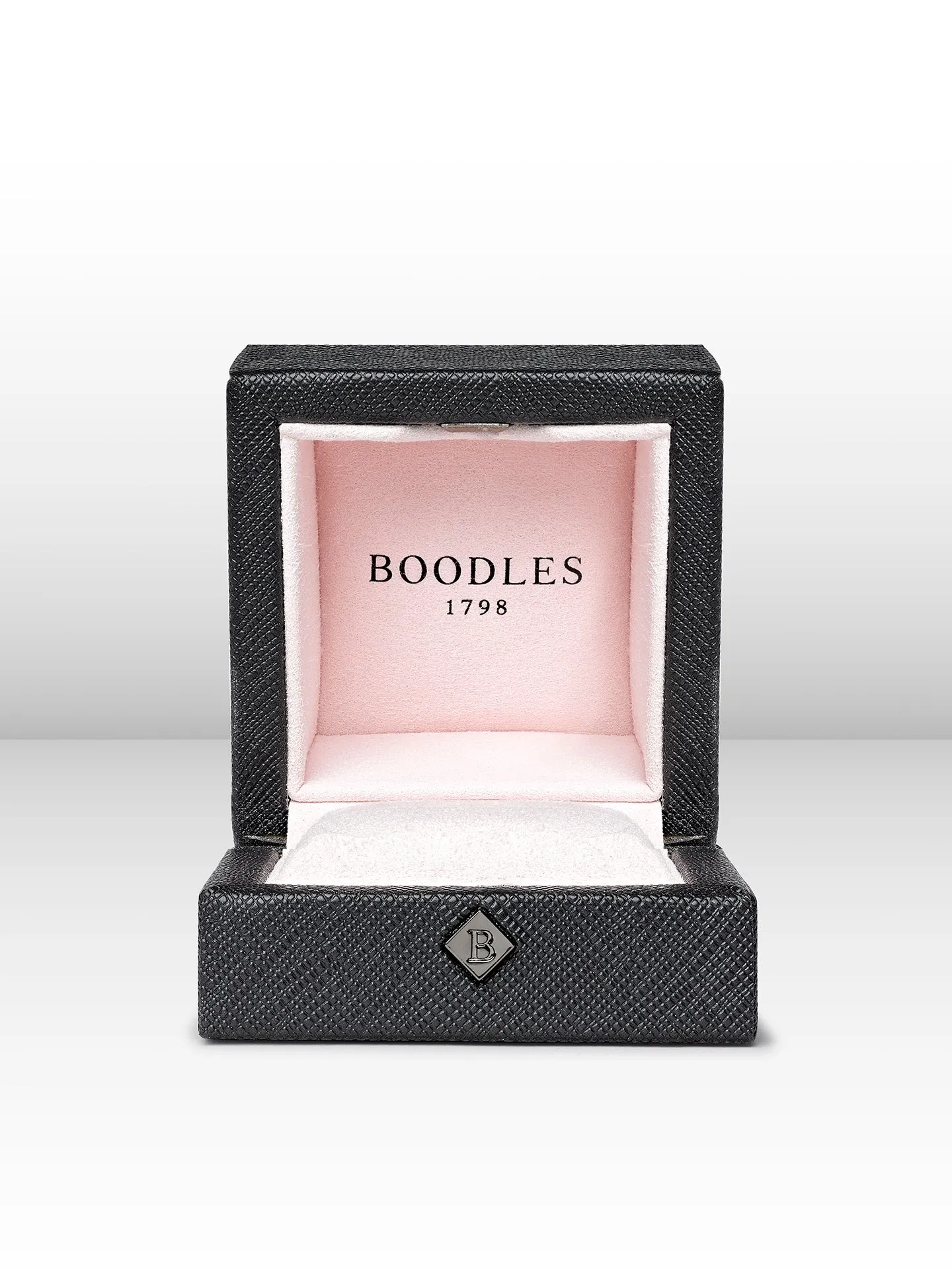 Roulette Pavé Diamond Band Rose Gold Flip Ring