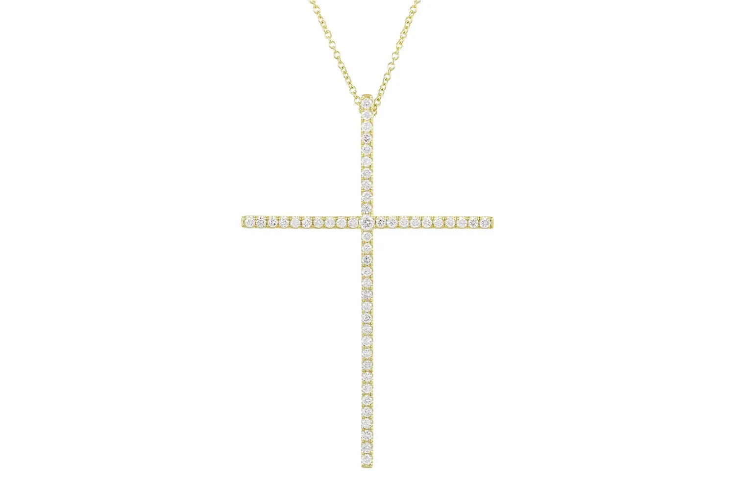 Signature Diamond Cross Necklace (3 Sizes)
