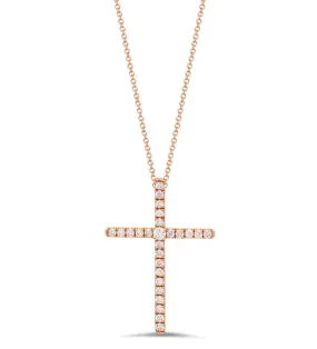 Signature Diamond Cross Necklace (3 Sizes)