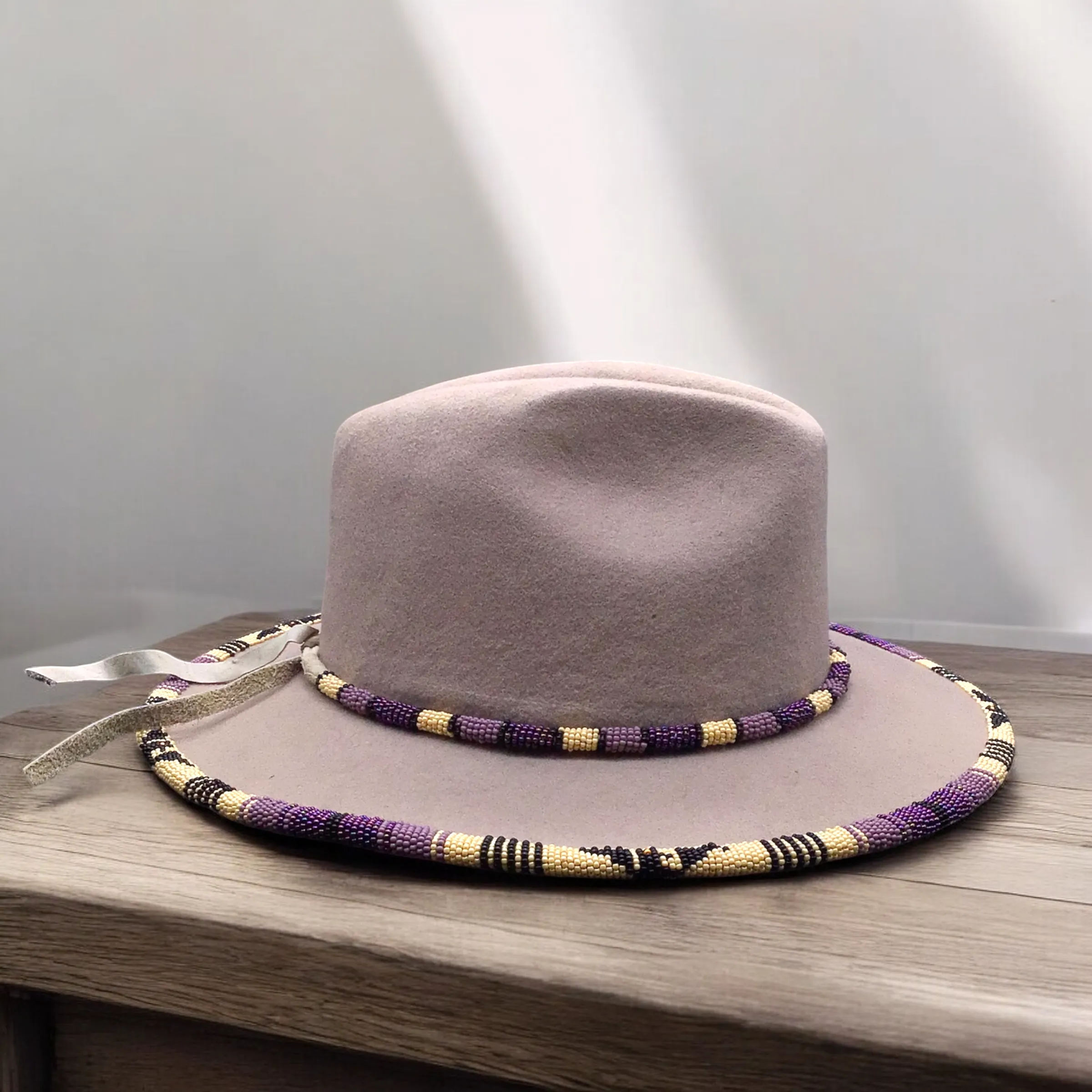 Size-57 Handmade Beaded Hat (2)