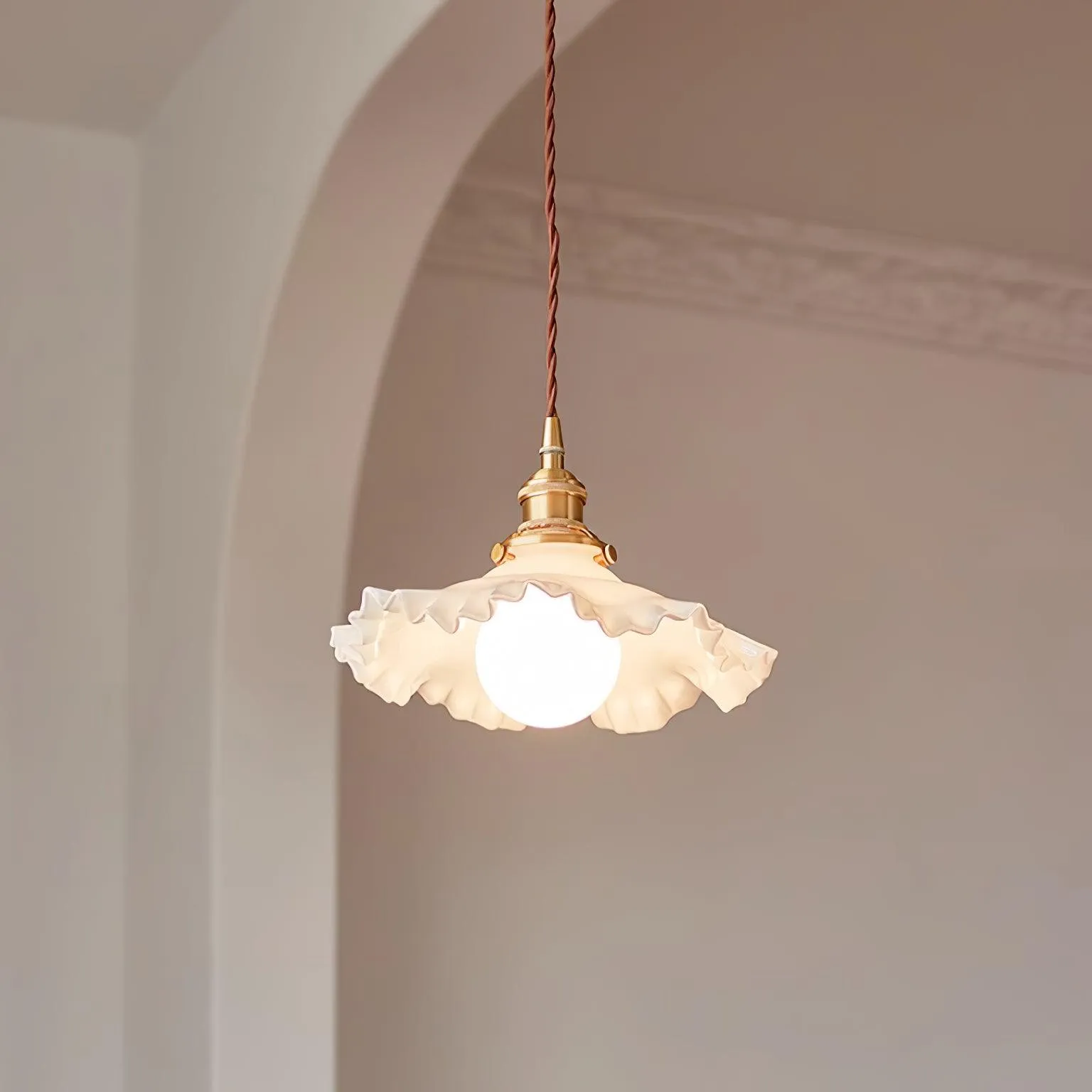 Skirt Pendant Lamp 9.8″- 5.9″