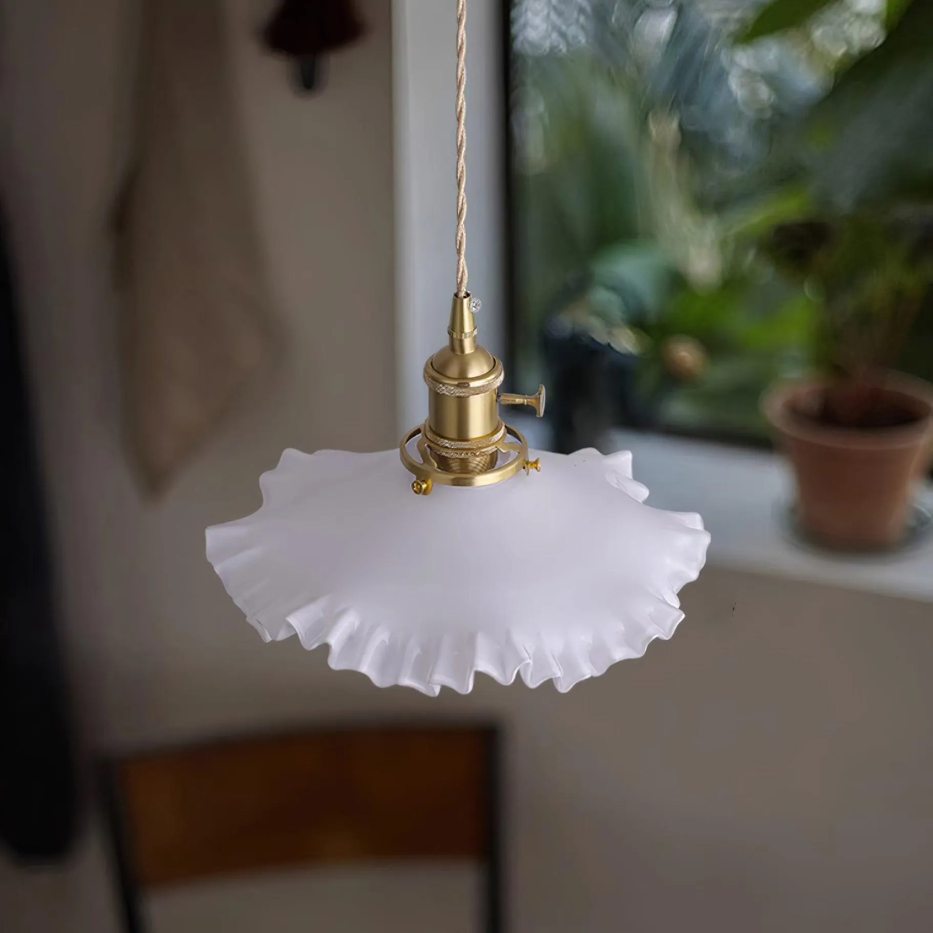 Skirt Pendant Lamp 9.8″- 5.9″