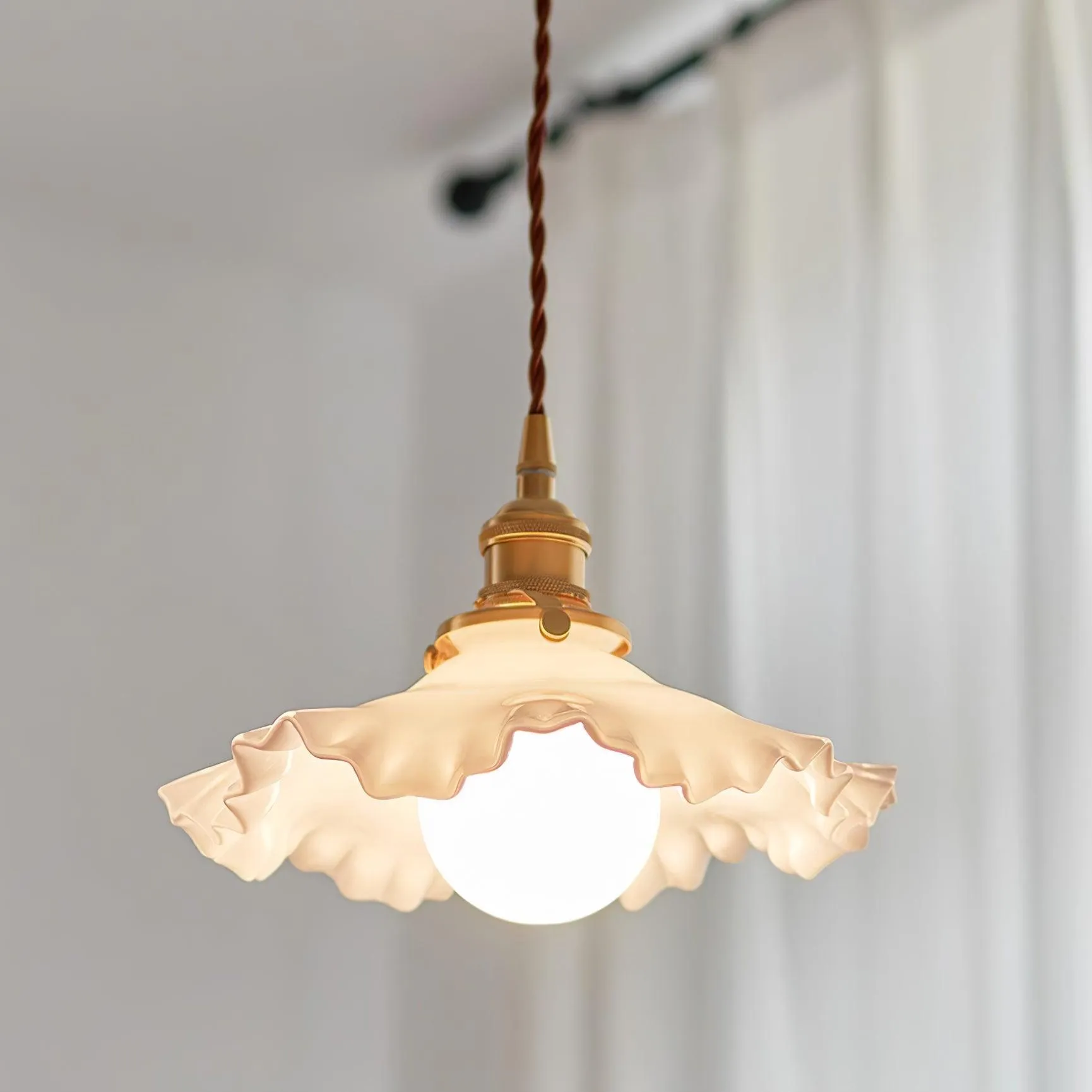 Skirt Pendant Lamp 9.8″- 5.9″