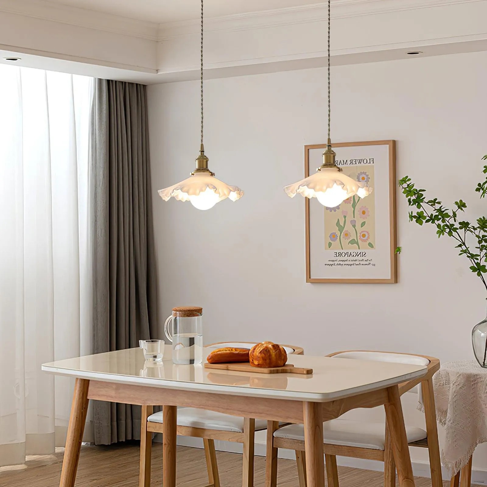 Skirt Pendant Lamp 9.8″- 5.9″