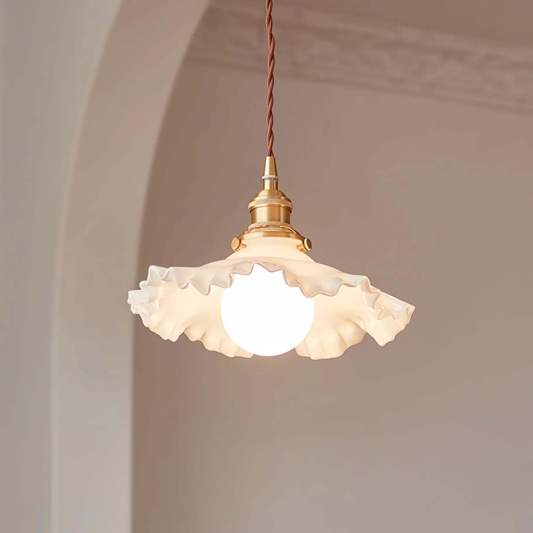 Skirt Pendant Lamp 9.8″- 5.9″