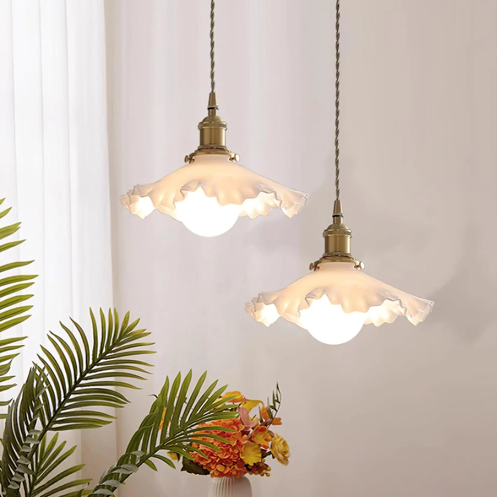 Skirt Pendant Lamp 9.8″- 5.9″