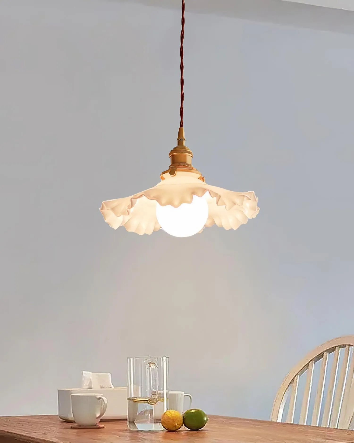 Skirt Pendant Lamp 9.8″- 5.9″