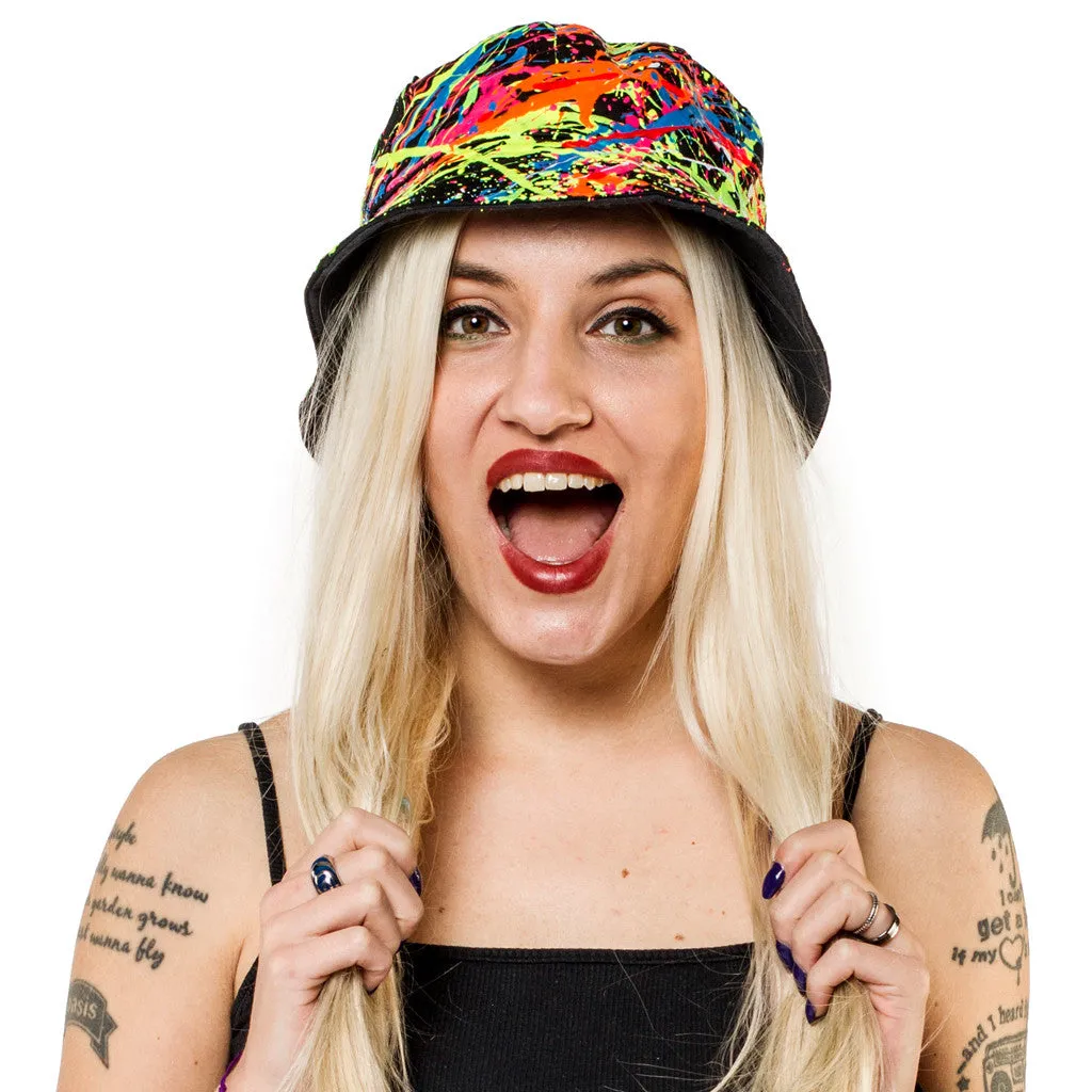 SPLAT RAVE HAT WHITE MULTI