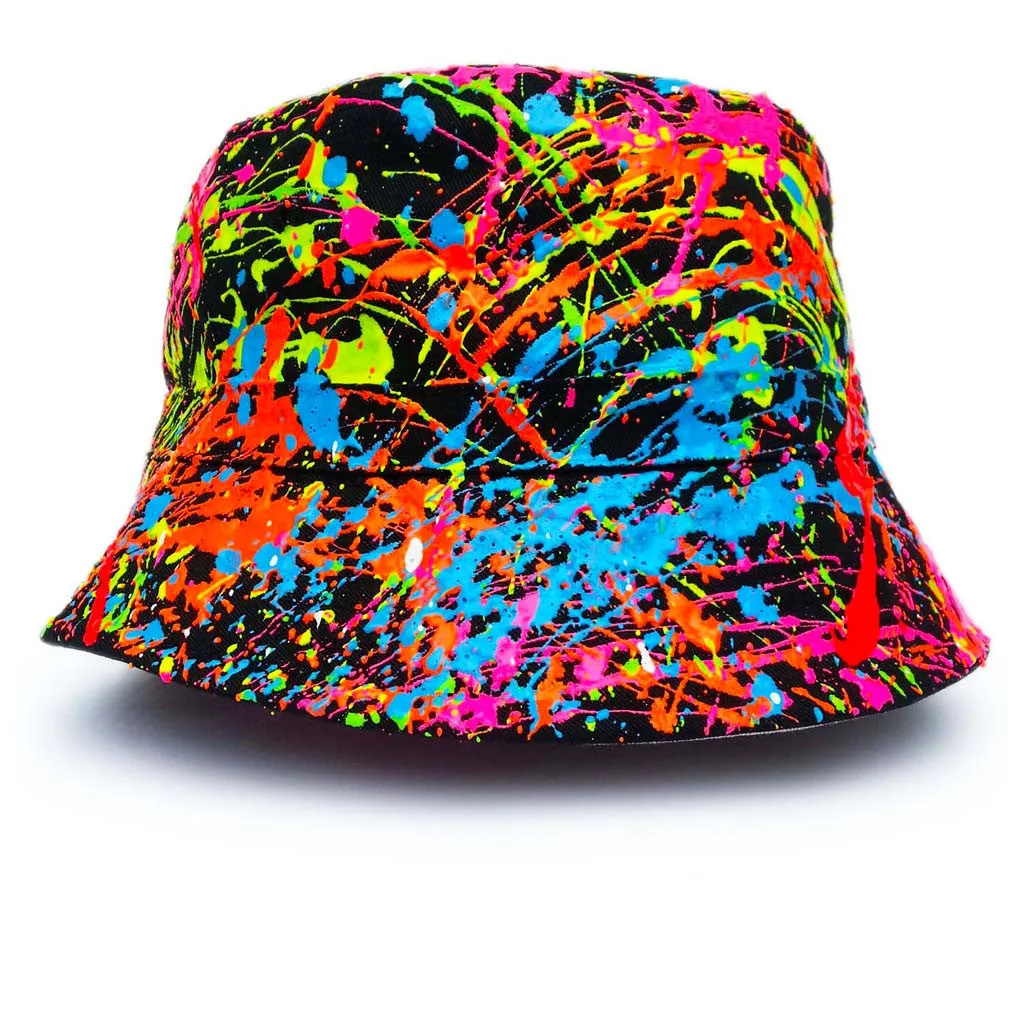 SPLAT RAVE HAT WHITE MULTI