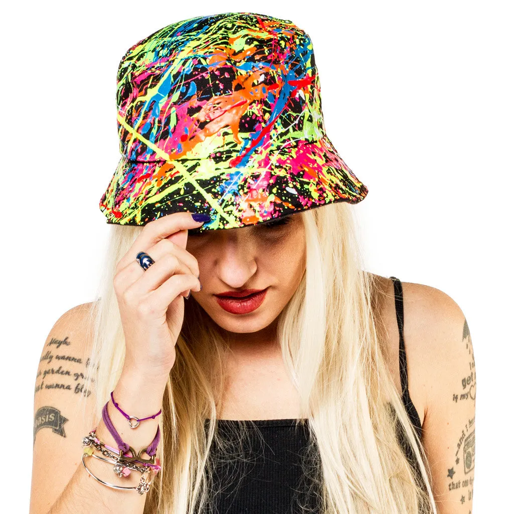 SPLAT RAVE HAT WHITE MULTI