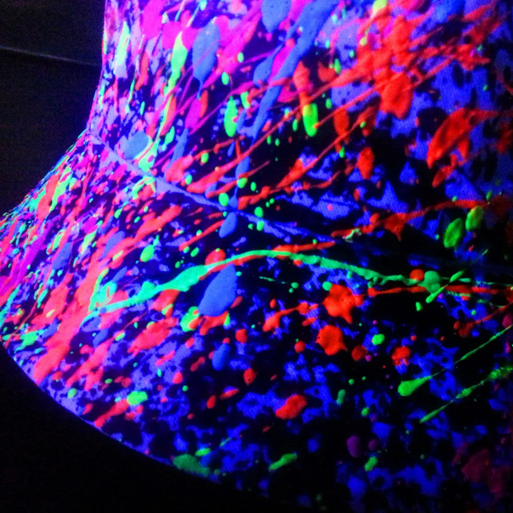 SPLAT RAVE HAT WHITE MULTI