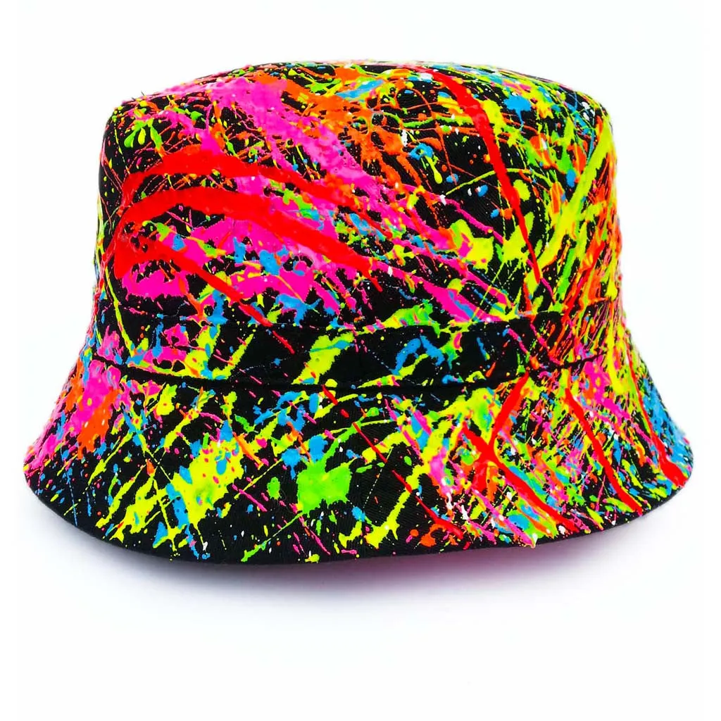 SPLAT RAVE HAT WHITE MULTI