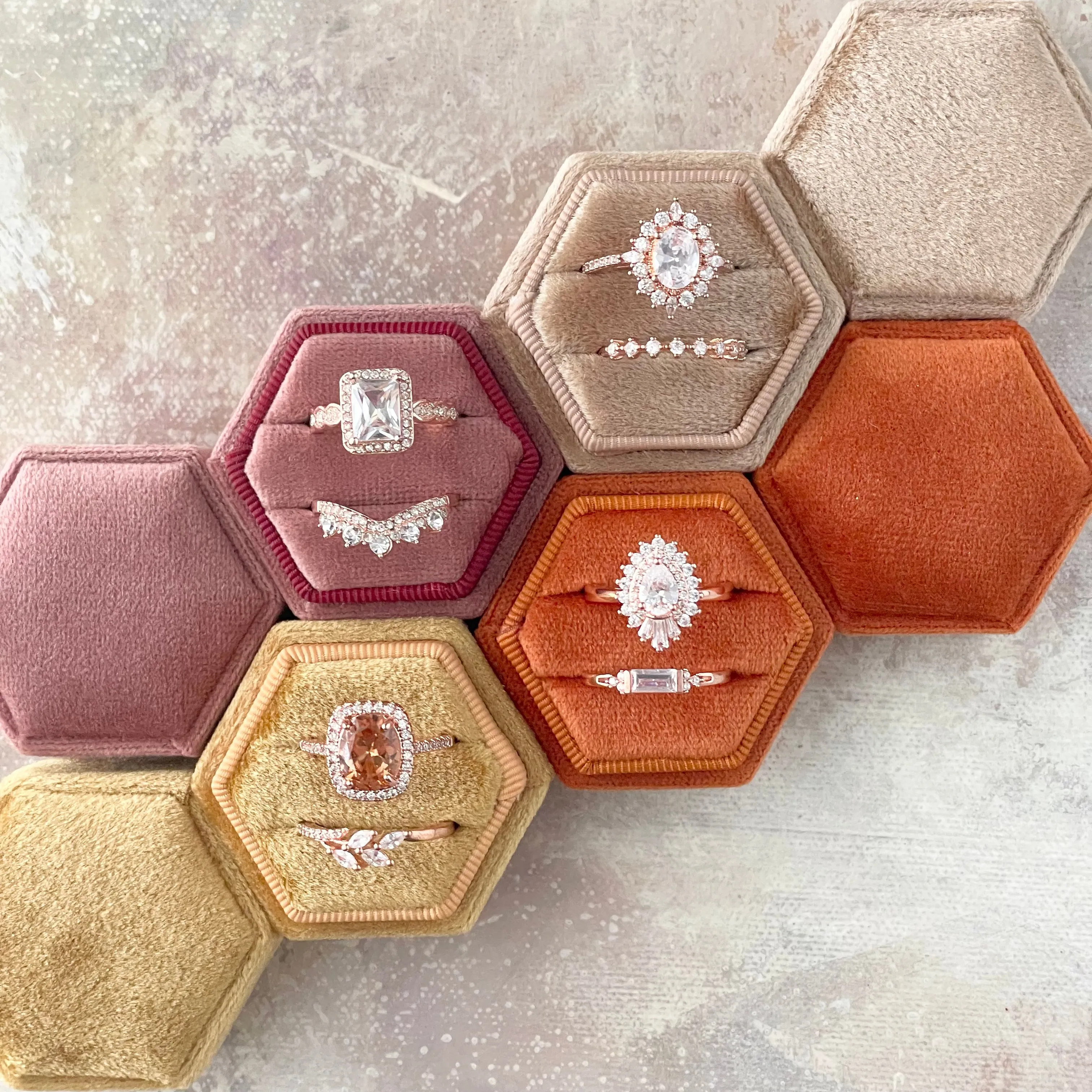Tan Ring Box