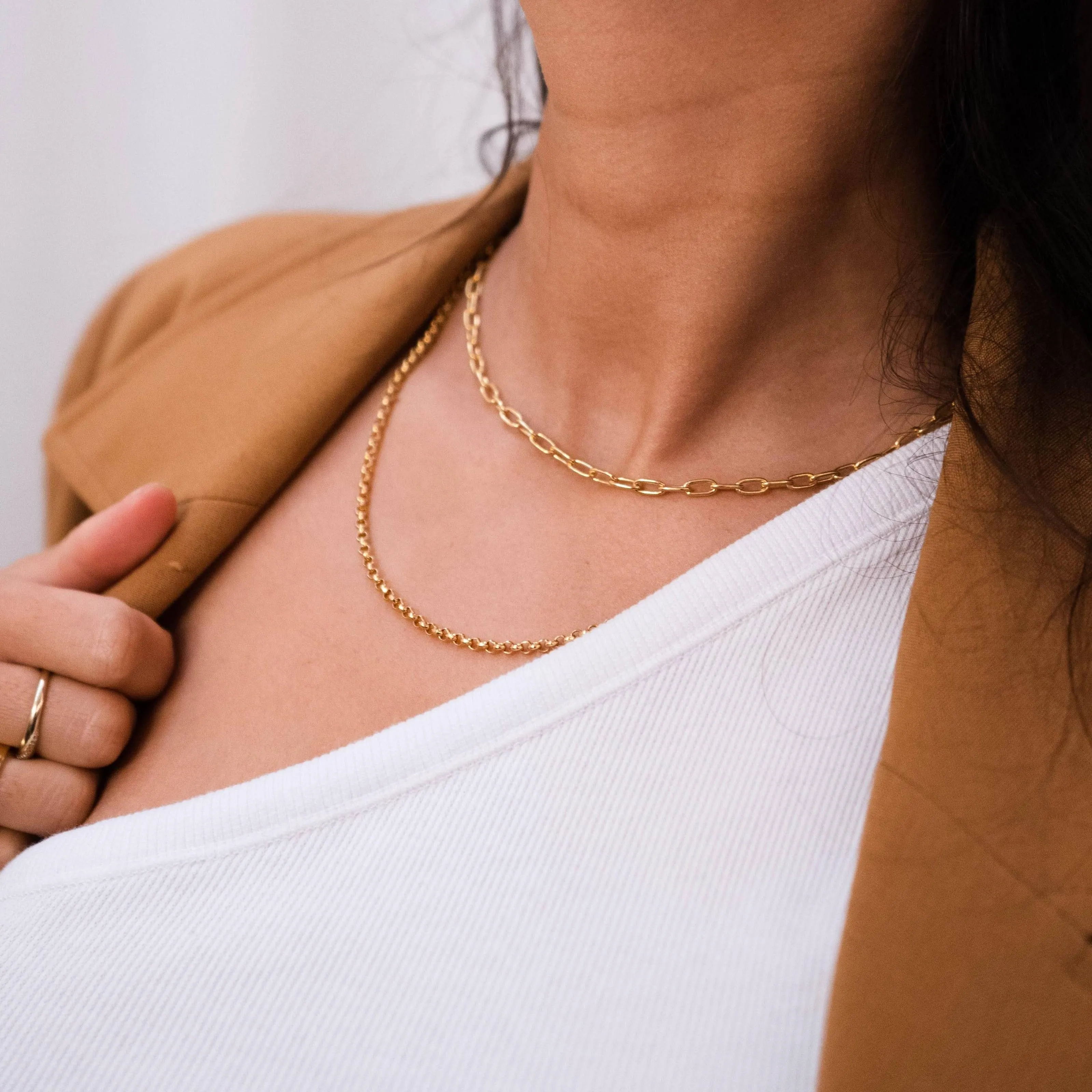 THE CHARLIE NECKLACE - 18k gold vermeil