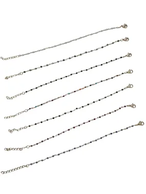 Tiny Beads Bracelet on Gold Chain