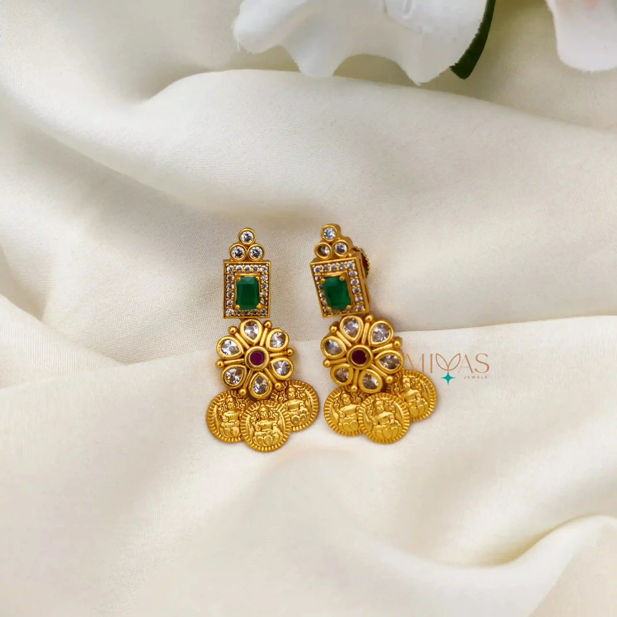 Traditional Double Layered Lakshmi Coin Necklace