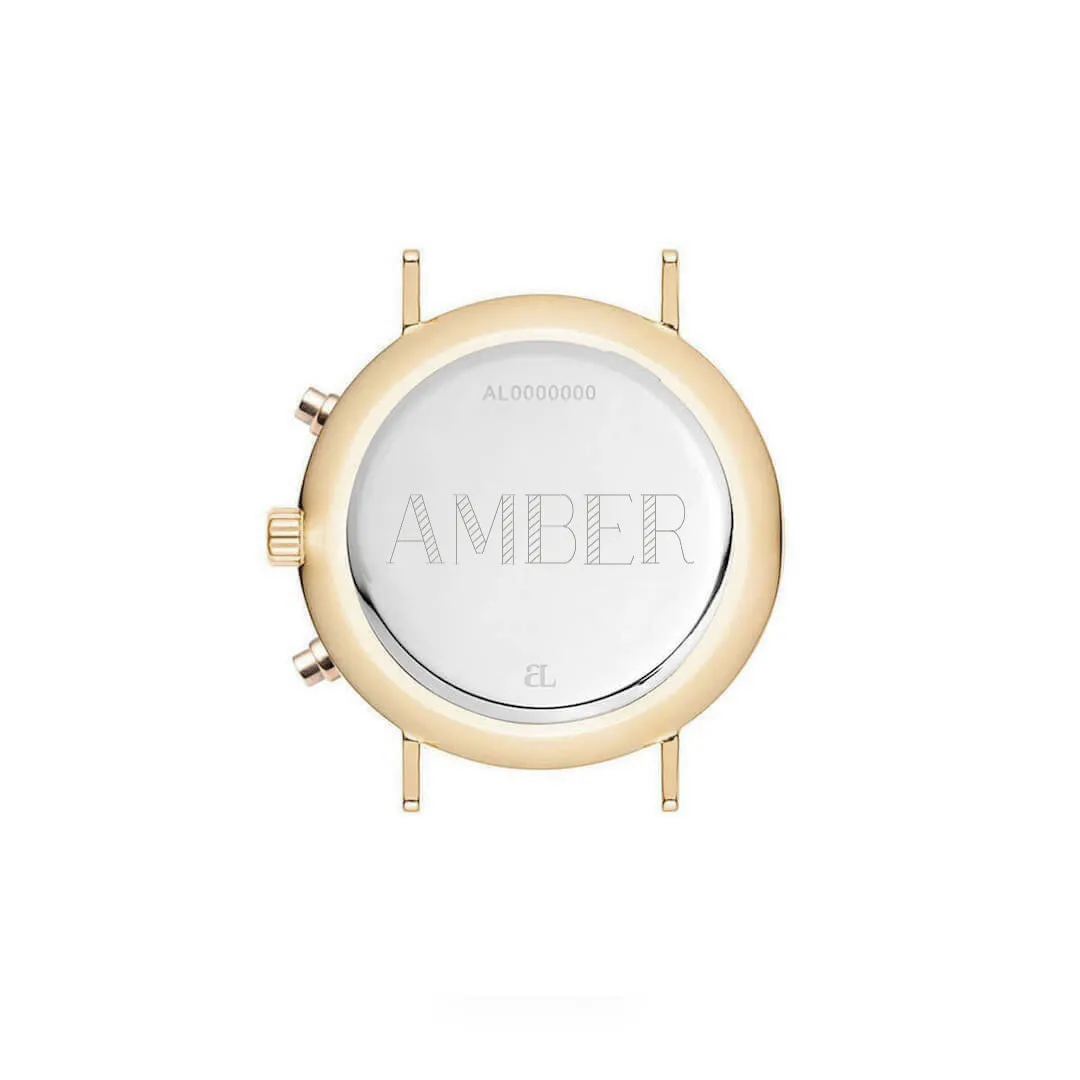 Two Tone Pearl Link Nueva 40 Watch