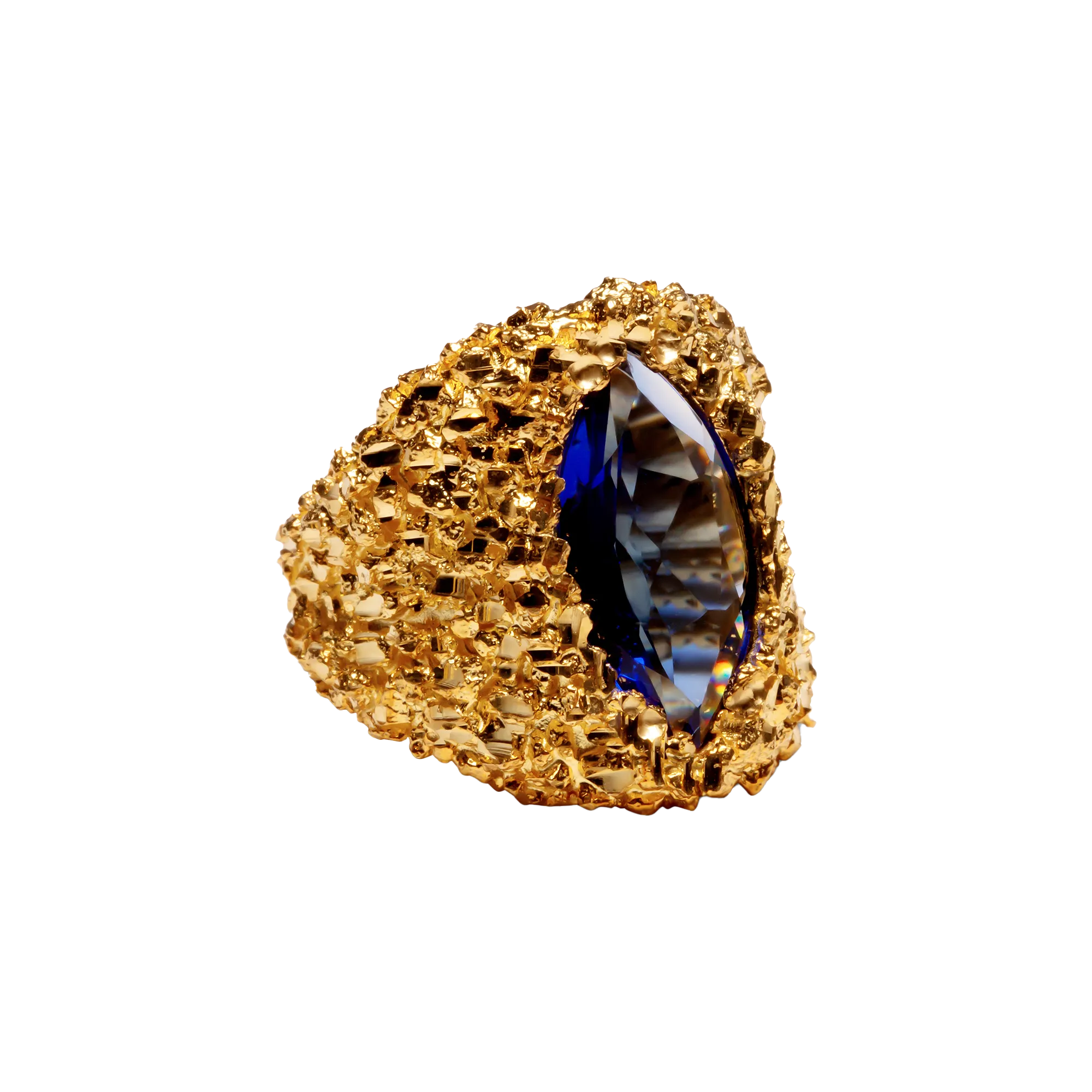 VC068 Sapphire Marquise Ring