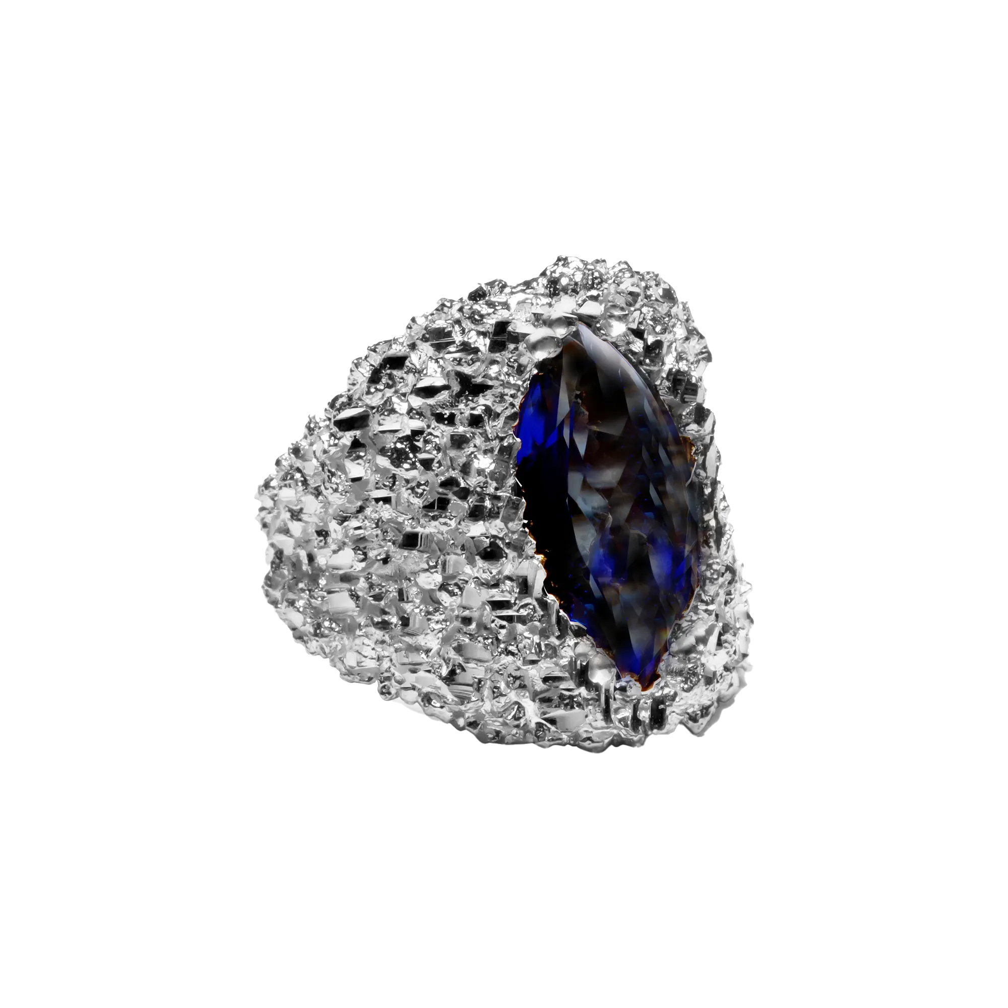VC068 Sapphire Marquise Ring