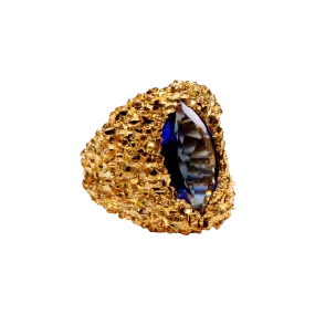 VC068 Sapphire Marquise Ring