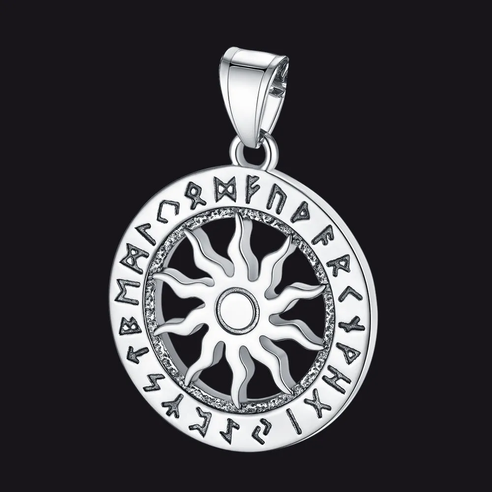 Viking Sun Wheel Pendant