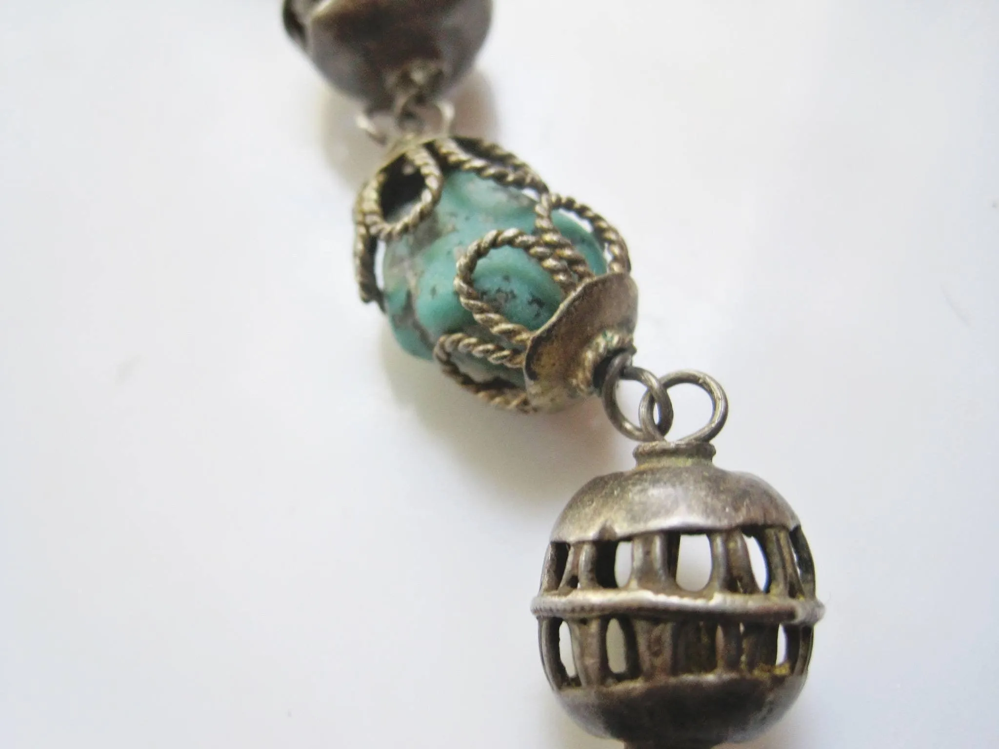 Vintage Islamic Silver Necklace from India