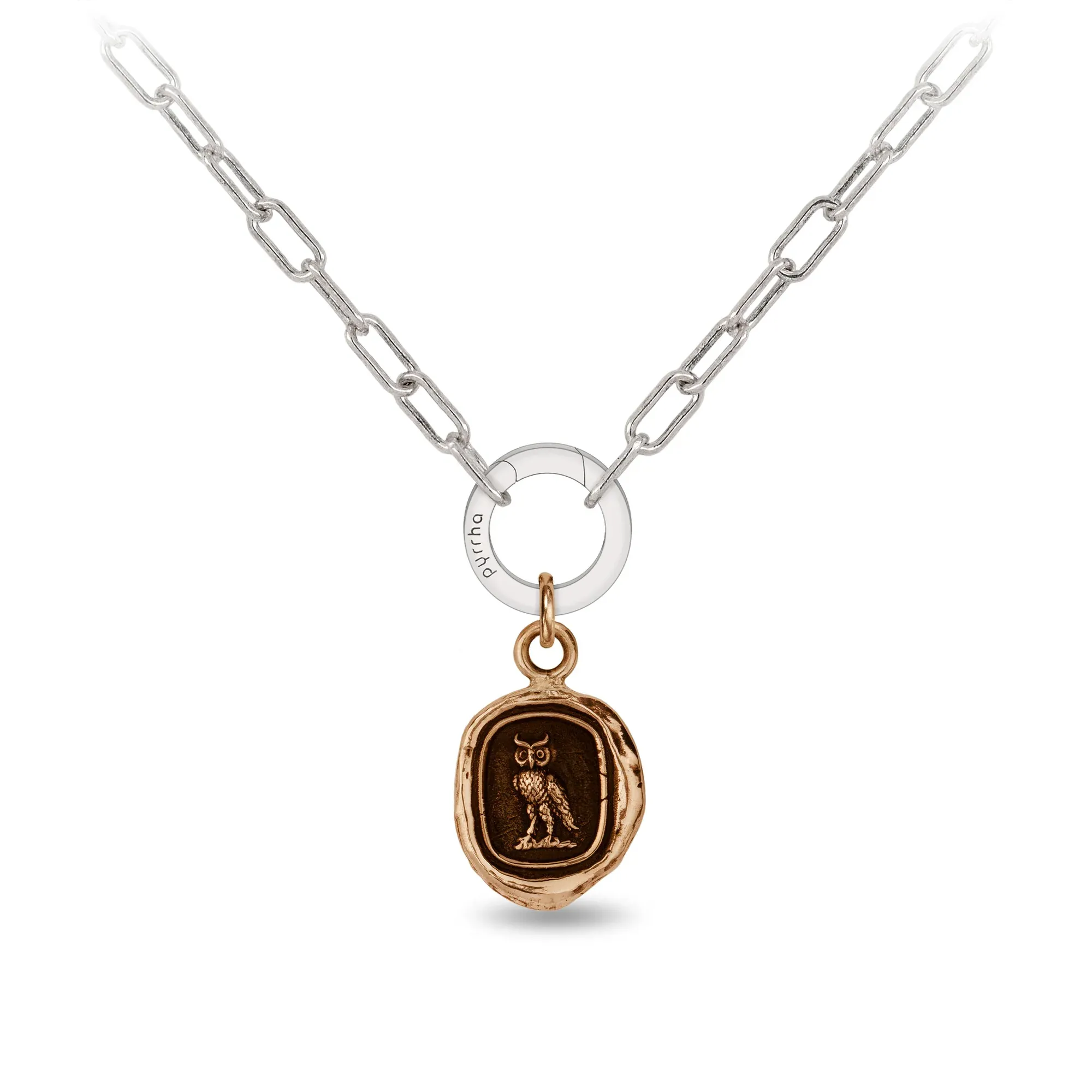 Watch Over Me Small Paperclip Chain Necklace